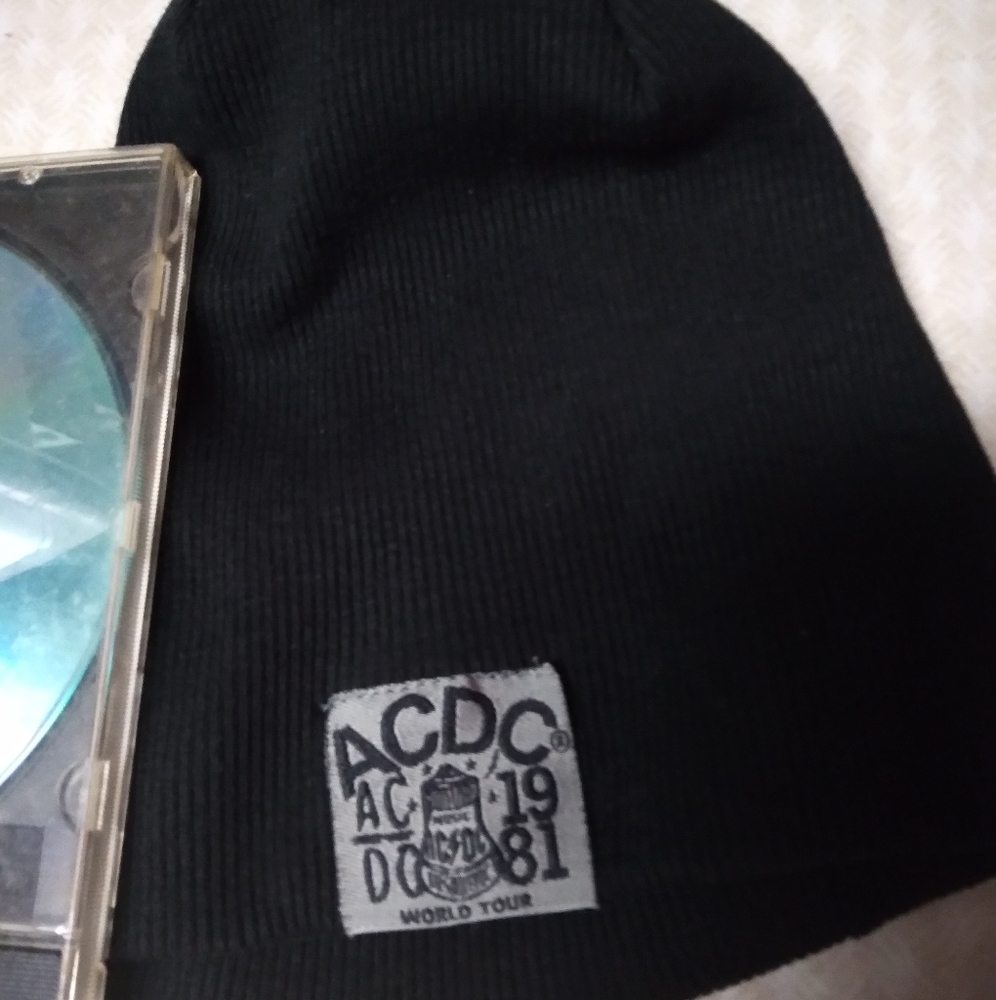 Acdc 1981 World Tour Pull On Cap